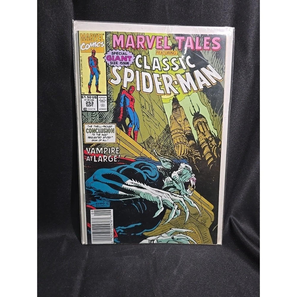 Marvel Tales Classic Spider-Man 253 Morbius Lizard Marvel Comics 1991 Newsstand